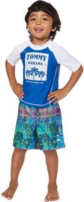 img 1 attached to 🩱 Tommy Bahama Boys' Rashguard Trunks Swimsuit: Comfortable & Stylish Beachwear