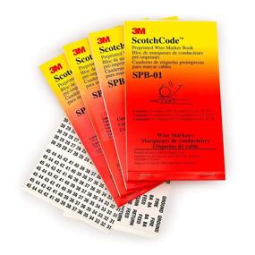 img 1 attached to 3M ScotchCode Pre Printed Wire Marker Occupational Health & Safety Products for Safety Signs & Signals