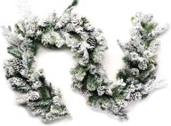 frosted forest pine garland - craftmore 6 feet logo