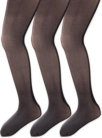 img 1 attached to 🧦 Danskin Microfiber Footed Ballet Socks & Tights for Girls' Clothing (Size 10)