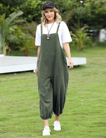 img 3 attached to YESNO Cropped Bloomers Overalls Jumpsuits Women's Clothing in Jumpsuits, Rompers & Overalls