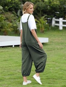 img 2 attached to YESNO Cropped Bloomers Overalls Jumpsuits Women's Clothing in Jumpsuits, Rompers & Overalls