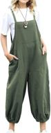 yesno cropped bloomers overalls jumpsuits women's clothing in jumpsuits, rompers & overalls logo