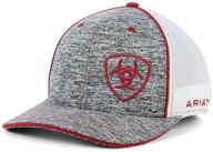 ariat flexfit cap with embroidered shield detailing logo