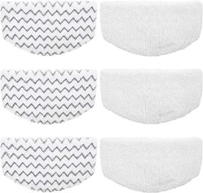 img 4 attached to 🧼 LINNIW 6 Pack Compatible Bissell Steam Mop Pads for 1940 1440 1544 1806 2075 Series"