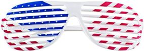 img 3 attached to American Patriotic Plastic Sunglasses Decoration