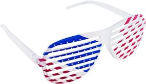 img 2 attached to American Patriotic Plastic Sunglasses Decoration