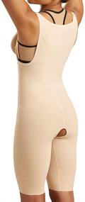 img 4 attached to 🩸 Marena Zipperless Knee Length Girdle with Suspenders - Stage 2: Enhanced Post-Surgery Recovery