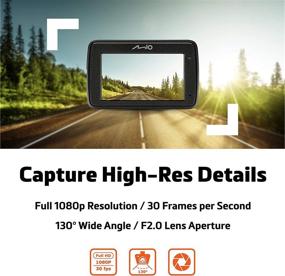 img 4 attached to 📹 Mio MiVue 733-WIFI: Full HD Dash Camera with GPS & Wireless Connectivity