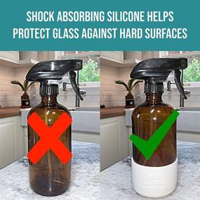 img 1 attached to 🧳 Safeguard Your Travel Essentials with SAVVY PLANET Bottles Silicone Protection Travel Accessories