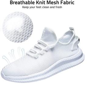 img 3 attached to 👟 ENLEN BENNA Men's Athletic Shoes: Breathable, Lightweight, and Comfortable