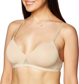 img 4 attached to Hanes ComfortFlex Fit Women's Oh So Light Foam Wirefree Bra - MHG521