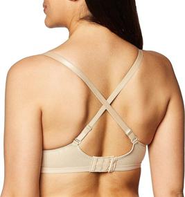 img 2 attached to Hanes ComfortFlex Fit Women's Oh So Light Foam Wirefree Bra - MHG521