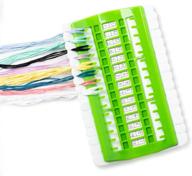 positions organizer plastic organizers stitch embroidery sewing（green） logo