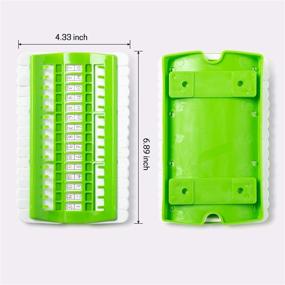 img 3 attached to Positions Organizer Plastic Organizers Stitch Embroidery Sewing（Green）