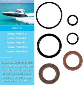 img 3 attached to 🛠️ Volvo Penta Power Steering Actuator Repair Seal Kit - 21910902, 3812269, 3860883, 3862210, 3862513, FSM018