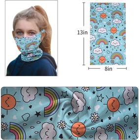 img 2 attached to Balaclava Bandanas Windproof Children Outdoor Girls' Accessories in Fashion Scarves