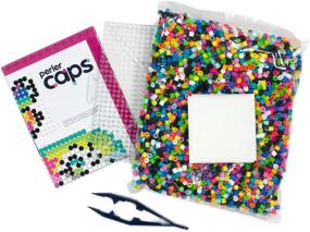 img 2 attached to Discover the Vibrant Perler Colors of Nature: Deluxe Box Caps Beads Kit, 4000pcs