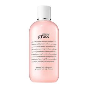 img 4 attached to Amazing Grace Philosophy Shampoo, Shower Gel & Bubble Bath - 16 oz