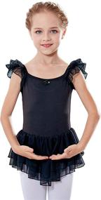 img 4 attached to Sleeve Skirted Leotard Ballet Girls' Clothing by MdnMd in Active