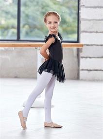 img 1 attached to Sleeve Skirted Leotard Ballet Girls' Clothing by MdnMd in Active