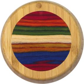 img 1 attached to 🧂 Baltique Marrakesh Collection Salt Cellar and Storage Box: Exquisite Bamboo and Colored Birch Wood Design with 8 Ounce Capacity