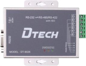 img 2 attached to 🔌 DTECH Active Isolated RS232 to RS485 RS422 Converter: Enhanced Connectivity with RJ45 Serial Port Terminal Board, Power Adapter, DB9 Cable, and 2.5kV Optical Isolation Protection