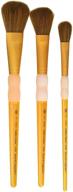 mop brush set camel 3-pack logo