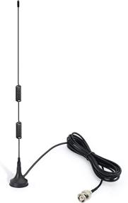 img 4 attached to 📻 VHF UHF Ham Radio Police Scanner Antenna | Magnetic Base BNC Male | Compatible with Uniden Bearcat Whistler Radio Shack | Mobile Radio Scanner Antenna for Amateur Radio and Police Scanner