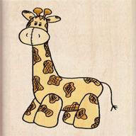 inkadinkado giraffe wood stamp by ek success (6478) - optimize for better seo logo