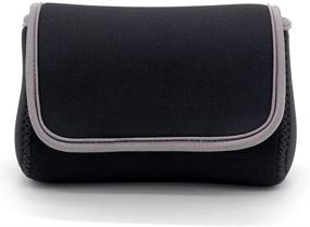 img 3 attached to LENTION Dark Gray Storage Pouch Bag Case for Accessories: Ideal Organizer for Laptop Power Adapter, Wireless Mouse, Phone Charger, Cellphone, Power Bank, and Travel Cables