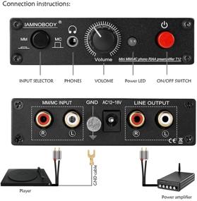 img 2 attached to Nobsound T12 Phono Preamp: turntable preamplifier, headphone amplifier for MM & MC with built-in RIAA