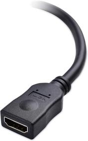 img 1 attached to 🔌 Cable Matters HDMI Keystone Jack Pigtail Cable - 2-Pack, 8 inches, Black