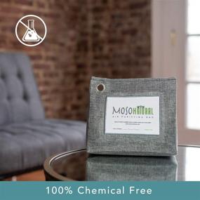 img 2 attached to MOSO NATURAL: The Original Stand Up Air Purifying Bag. 300g - Ideal for Closets, Bathrooms, and Pet Areas. An Unscented, Chemical-Free Odor Eliminator with Activated Charcoal.