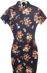 img 2 attached to 👗 Sakaly Vintage Printed Stretchy Women's Dresses - Stylish Clothing for Women