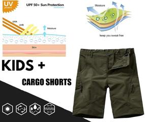 img 2 attached to 🏕️ Durable Stretch Outdoor Bottoms: The Perfect Camping Gear for Army Boys