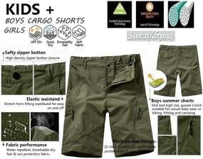 img 1 attached to 🏕️ Durable Stretch Outdoor Bottoms: The Perfect Camping Gear for Army Boys