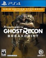 clancys ghost recon breakpoint steelbook gold playstation 4 logo