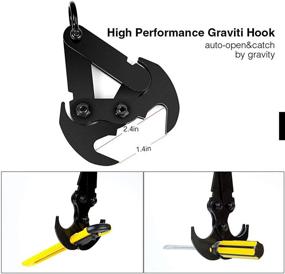 img 3 attached to 🧗 ZHIKE Grizzly Survival Tool: Enhancing Climbing Capabilities with Stainless Steel Claw and Gravity Grappling Hook