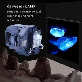 img 1 attached to 🔦 KAIWEIDI V13H010L96 Replacement Lamp Bulb for Epson ELPLP96 Projectors - High Quality Bulb for Home Cinema 1060, PowerLite 1266, VS250, and More