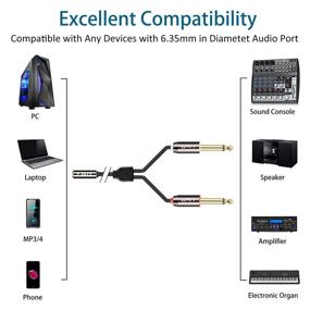 img 1 attached to Gold Plated Copper Female Adapter Amplifiers Portable Audio & Video