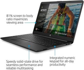 img 2 attached to 💻 Самый новый ноутбук HP Notebook 15 2021 года: Full HD, Intel Celeron N4020, 8 ГБ ОЗУ, 128 ГБ SSD, Office 365, веб-камера, Type-C, HDMI, Windows 10 - Черный