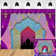 🧞 captivating aladdin backdrop photography vinyl: 8x6ft studio props for memorable princess baby showers, arabian moroccan nights, and genie-themed birthday parties logo