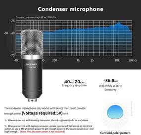 img 3 attached to Микрофон Neewer NW-700 Pro для студийного вещания и записи с подвесным кронштейном NW-35, регулируемым по высоте и амортизатором против ударов, комплект крепления.