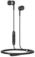 sennheiser cx 80s in-ear headphones with one-button smart remote - black: a powerful sound experience logo