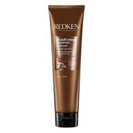 revive and nourish with redken all soft mega hydramelt leave-in treatment: ultimate moisture and shine for extremely dry hair logo