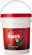🧴 mystik grease lithium complex, red, 35-pound logo