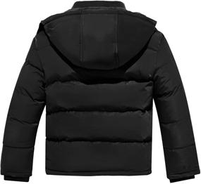 img 3 attached to 🧥 FARVALUE Winter Thicken Quilted Windbreaker Boys' Clothing: Jackets & Coats