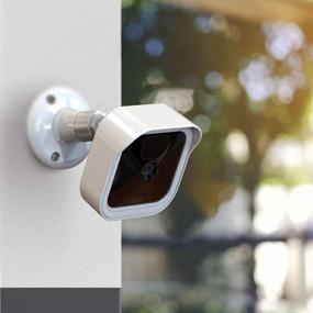 img 3 attached to 🔒 Настенный кронштейн для Blink Outdoor, водонепроницаемый защитный чехол и монтаж со регулируемым углом обзора 360 градусов с модулем синхронизации Blink Sync 2 - идеальное решение для новой внутренней и наружной безопасности от Blink (белый, 1 шт.)