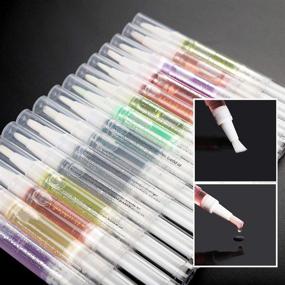 img 2 attached to 💅 10-Piece Cuticle Oil Pen Bulk Set for Nail Polish Repair - Nail Nourishment with Vitamins to Moisturize and Nourish Skin - Cuticle & Nail Care with 10 Flavors